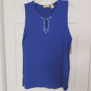 Ladies Royal Blue Color Top, Size XL